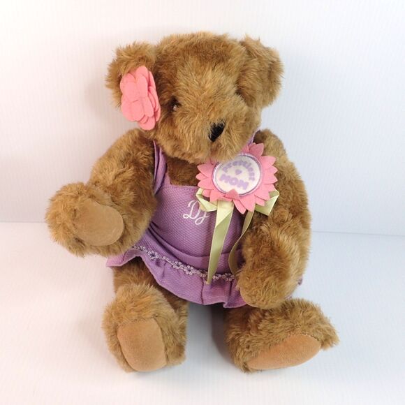 Rare Retired Vermont Teddy Bear 15 In. Prettiest Mom Ever Bear (Personalized) - Picture 1 of 13